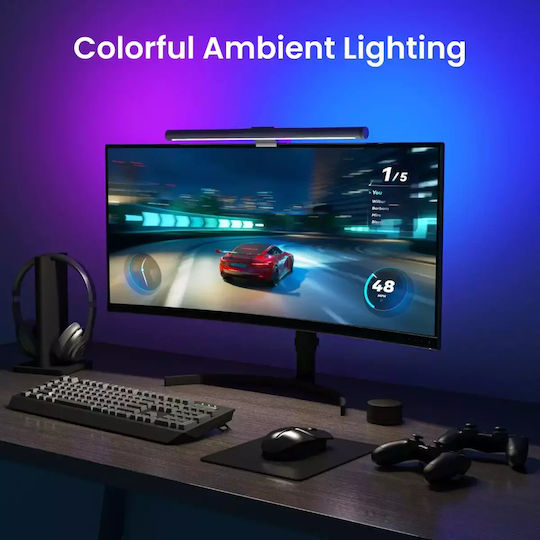 Yeelight Monitor Light Bar YLTD003 Alb & RGB cu Luminozitate Reglabilă & Temperatură de Culoare Reglabilă