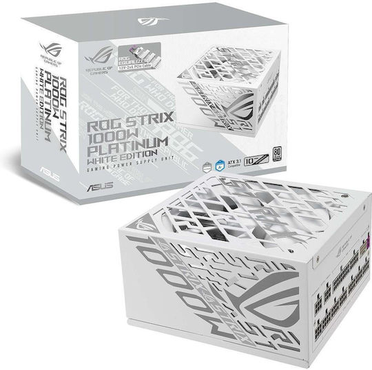 Asus ROG Strix Platinum 1000W Alb Sursă de Alimentare pentru Calculator Full Modular 80 Plus Platinum