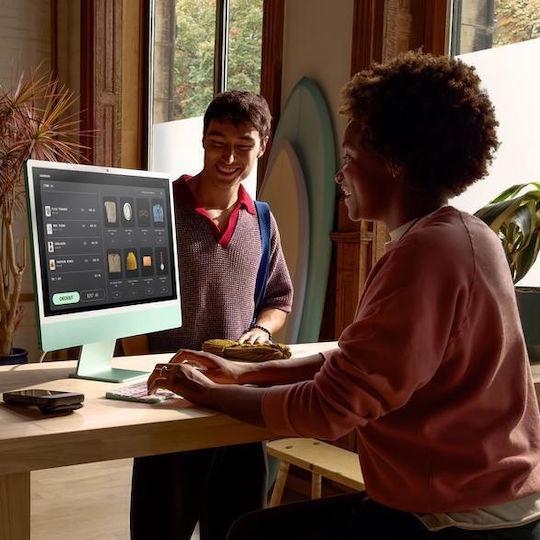 Apple IMac 24" 2024 (M4-8-core/16GB/256GB SSD/GPU cu 8 nuclee/macOS) Argint Engleză Internațională
