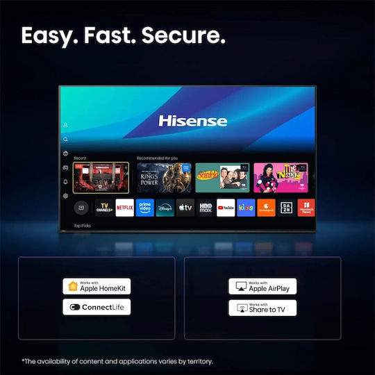 Hisense Smart Fernseher 50 Zoll Volle HD QLED A5S HDR (2026) 50A5S