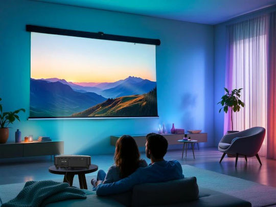 Philips GamePix 800 Smart Projector DLP (DMD) Full HD LED Lamp with Wi-Fi and Built-in Speakers Black
