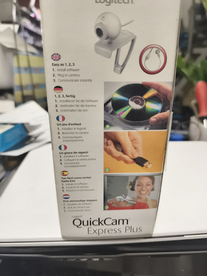 Logitech Cameră web QuickCam Express PLUS Albă