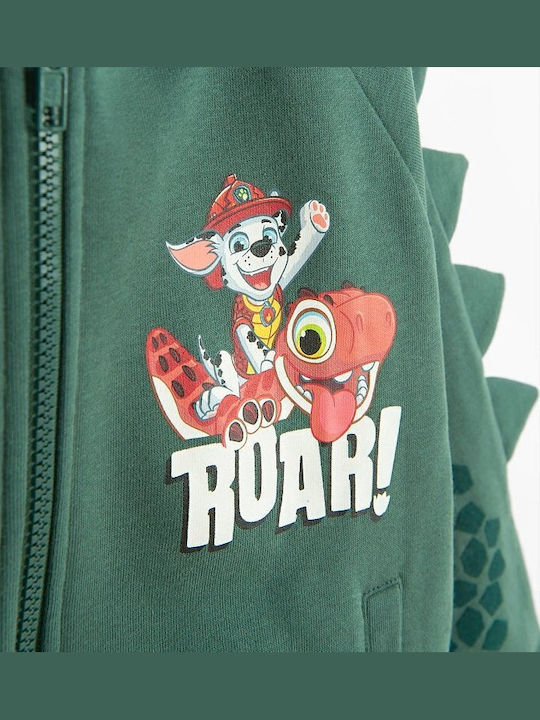 Kinder-Sweatshirt Strickjacke Grün