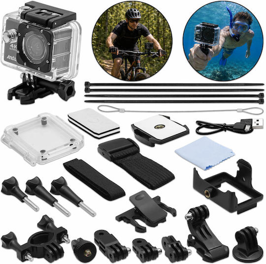 Andowl Qk999 Hd Action Camera HD (720p) Μαύρη