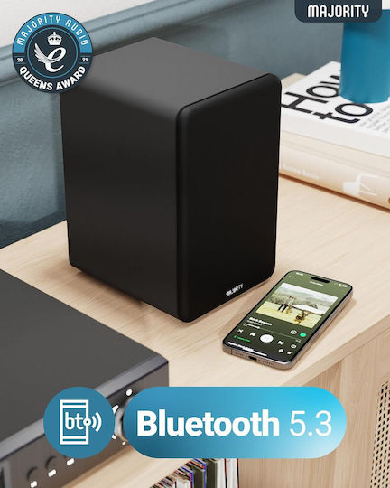 Majority D70X Самоусилващи Се Тонколони С Bluetooth 70W Комплект Черни