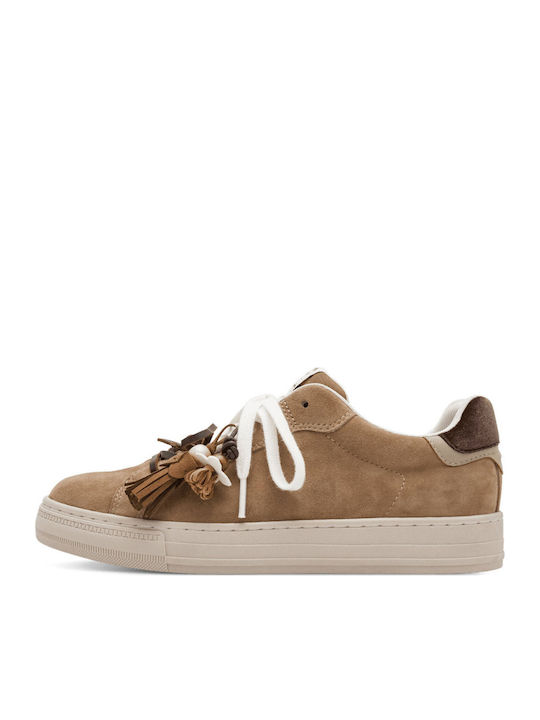 Damen Anatomische Sneakers Camel