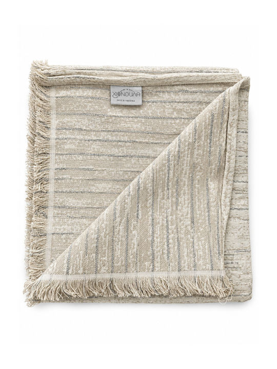 Xionoula Home Cuverturi Pentru Canapea 3 Locuri Jacquard 180x300 cm Alb