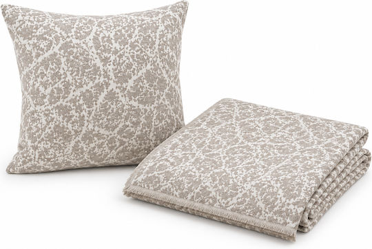 Xionoula Home Sofa Throw 2 Seater Jacquard 180x250cm L Grey