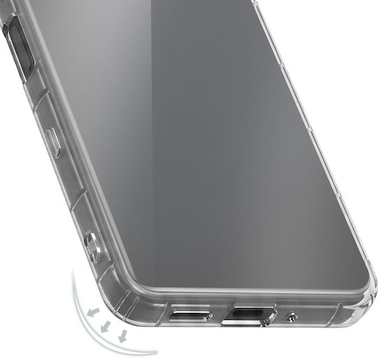 Avizar Shockproof Silicone Case Sony Xperia 10 Vii Reinforced Corners Transparent