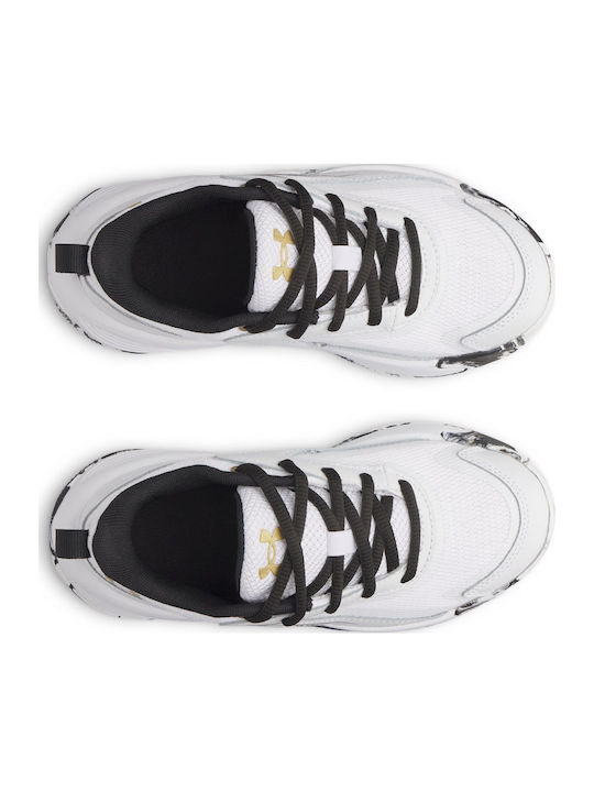 Ua Ps Lockdown 8 Kids Sports Shoes Basketball White