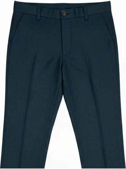Pantalon Pentru Copii Chino Din In Albastru