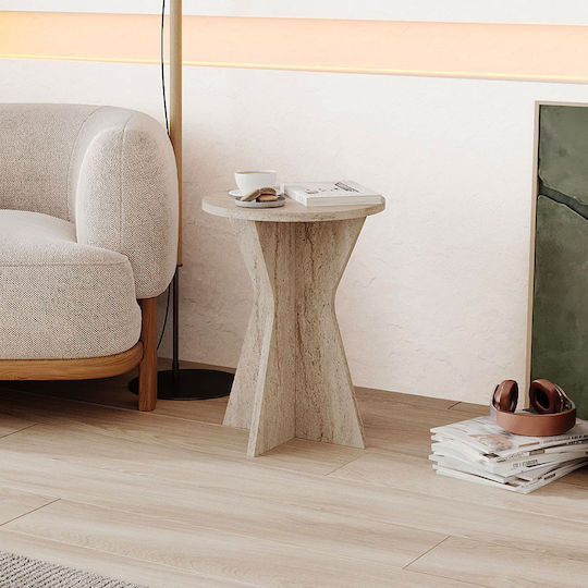 Side Table Travertine Side Table Travertine