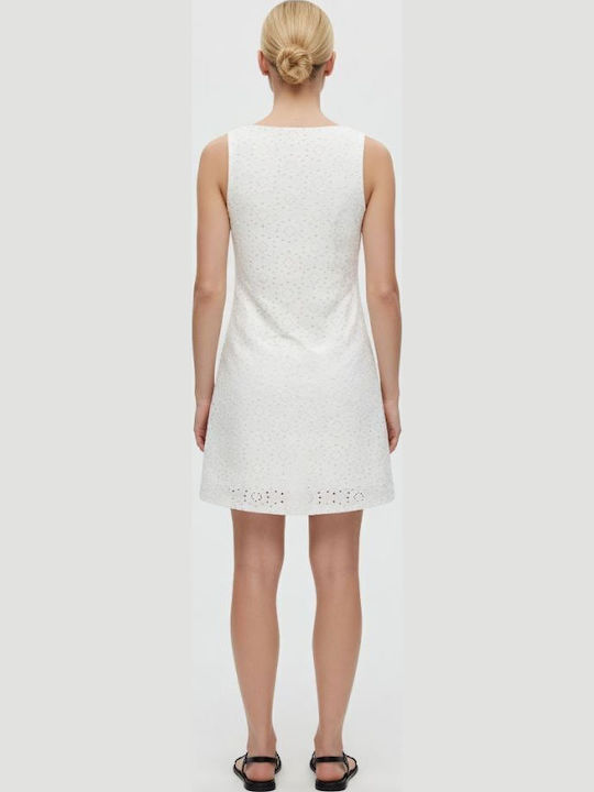 Sommer Mini Damenkleid Weiß