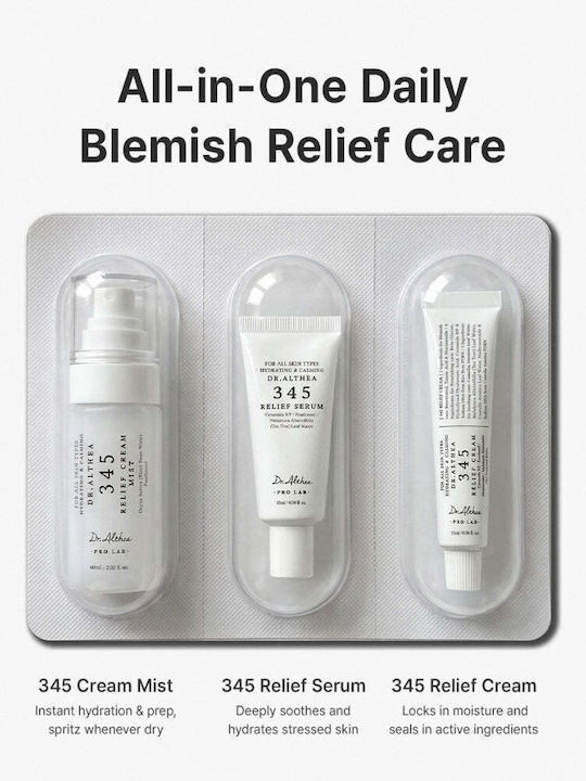 Dr. Althea 345 Relief Reiseset Für Feuchtigkeitsspendende & Akne 3 Stück