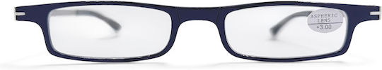 Optosquad Lesebrillen +1.25 mit Magnet in Blau Farbe D-1977-2