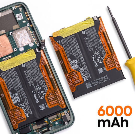 Вътрешна батерия Xiaomi Xiaomi 17 Ultra Bm6p 6000 Mah Service Pack Черна