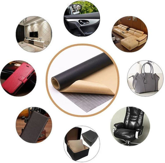 Reparații Din Piele Ecologică Autocolante Auto Adezive Dimensiune 50cm X 150cm Culoare Maro Canapele Genți Jachete Scaune Auto Mobilier