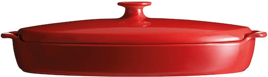 Emile Henry Papillote Cratiță Ovală Ceramică 42x25cm 9lt