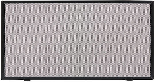 Zogometal Μεταλλικό Προστατευτικό Τζακιού 80x50cm Κρεμ Πατίνα Χρυσό