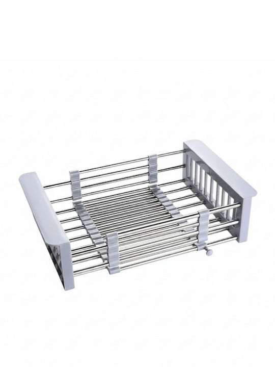 Geschirrabtropfer & Abtropfgitter Inox Silber 22.6x9x25cm