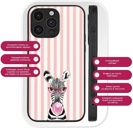 Калъф Sonique Stripe Stories Series Xiaomi Redmi A7 Pro 4g Зебра Тишълфуска