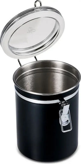 Tchibo Tchibo Lebensmittelgläser & Behälter Vase für Kaffee mit Metallischer Deckel 17cm