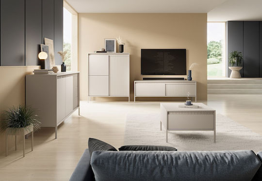Μπουφές Senso Beige 104x40x124cm