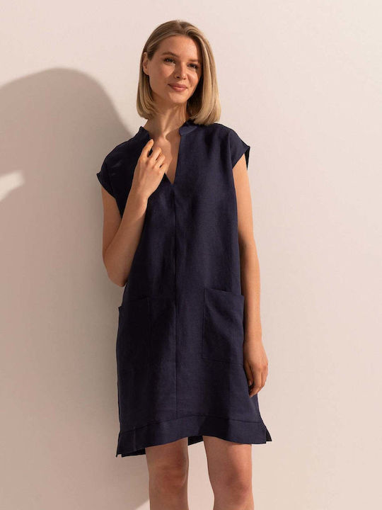 Damenkleid Marineblau