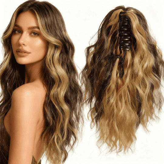 Hair Extension Clip Wavy Balayage 35 Cm