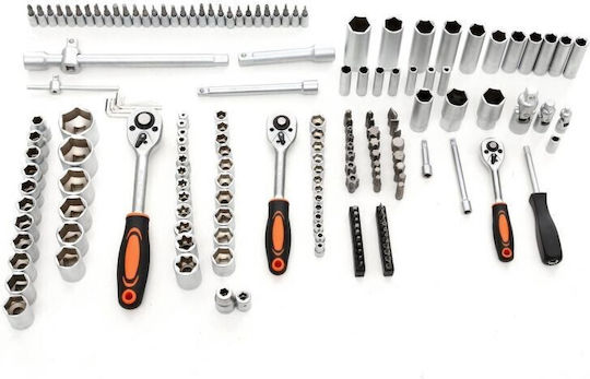 Set chei tubulare 172 buc Kd308 Kraft&dele