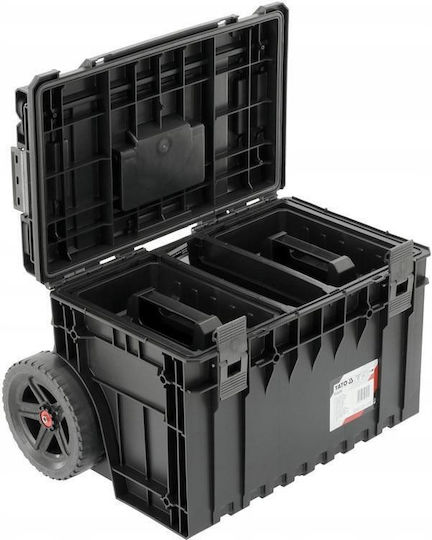 Yato Werkzeugkoffer Auf Rädern 52l Ip66 Schutz Modularer Innenraum