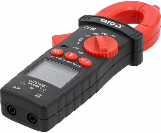 Yato Yt-730935 True Rms Ac 600a Multimeter Ac Dc Voltage Measurement Ac Current Measurement 0-600a 0-600v Lcd Display
