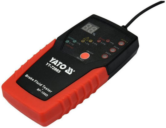 Yato Yt-72985 Тестер за спирачна течност Черен Червен