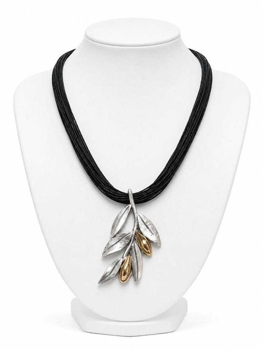 Liva Fashion Halskette Schwarz Liva Fashion Halskette Schwarz