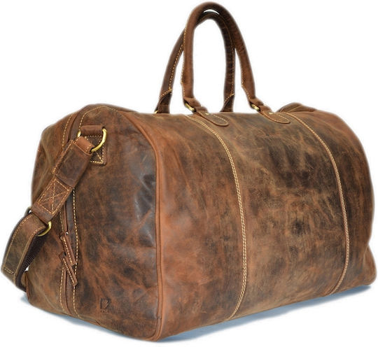 Greenburry Geantă de Voiaj Maro din Piele M49cm