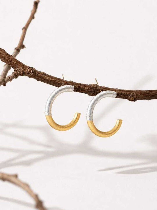 Liva Fashion Gold Plated Hoop Earrings