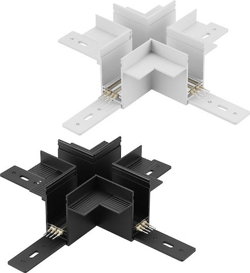 Cross Corner Magnetic Mini Recessed Sandy Black 1pc