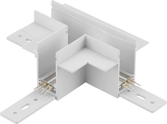 T Corner Magnetic Mini Recessed Sandy White 1pc