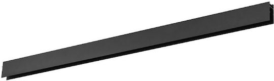 Magnetische Wandmontierte Schiene Mini Track Oberfläche 2c Sandy Schwarze Dali 1m