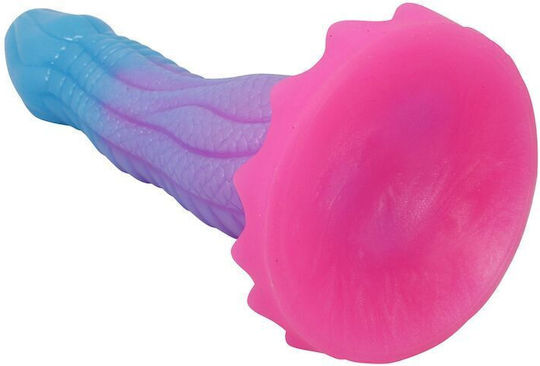 Power Monsters Dildo με Βεντούζα Μπλε