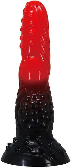Dragon Dildo με Βεντούζα Κόκκινο