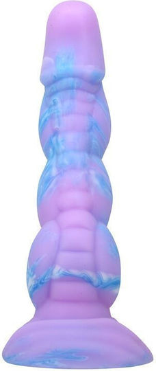 Power Monsters Dildo με Βεντούζα Μπλε