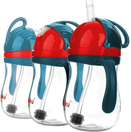 Akuku Akuku Baby Trinklernbecher Silikon Rot 280ml