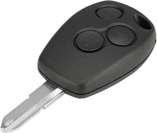Carcasă Telecomandă Auto 3 Butoane Cu Lamă Compatibilă Dacia Logan Sandero Duster
