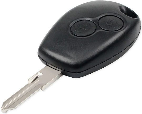 Carcasă Telecomandă Auto 2 Butoane Cu Lamă Compatibilă Dacia Logan Sandero Duster