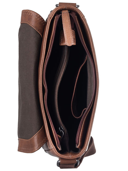 Leather Women's Shoulder Bag Brown