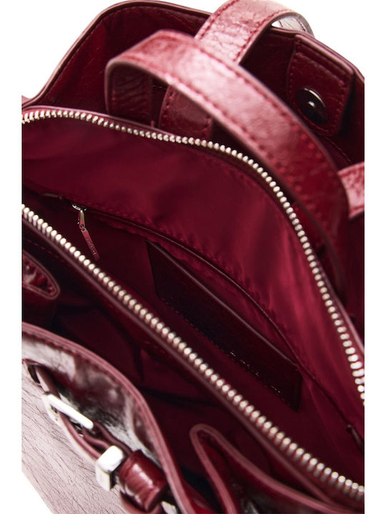 Half Logo Women's Backpack Red