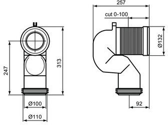 Ideal Standard Tonic Ii T002667 Verbindung Rohr