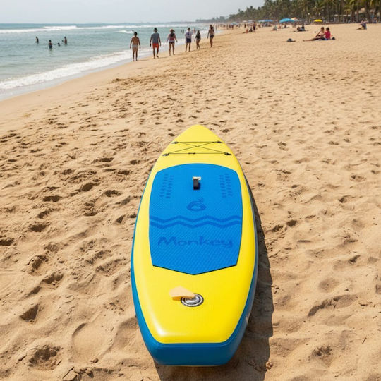 Dream House Aufblasbare SUP Board mit Länge 3,5m Hellblau
