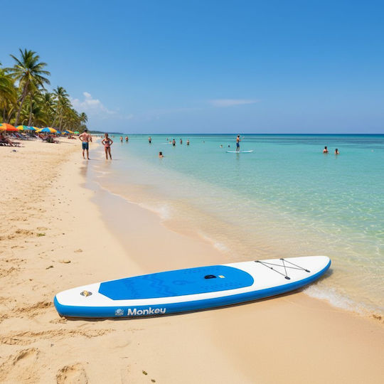 Dream House Aufblasbare SUP Board mit Länge 3.5m Hellblau